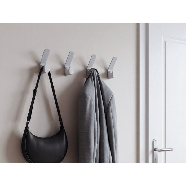 Durable Dobbeltknager, 4 stk, DURASTORE®, grå