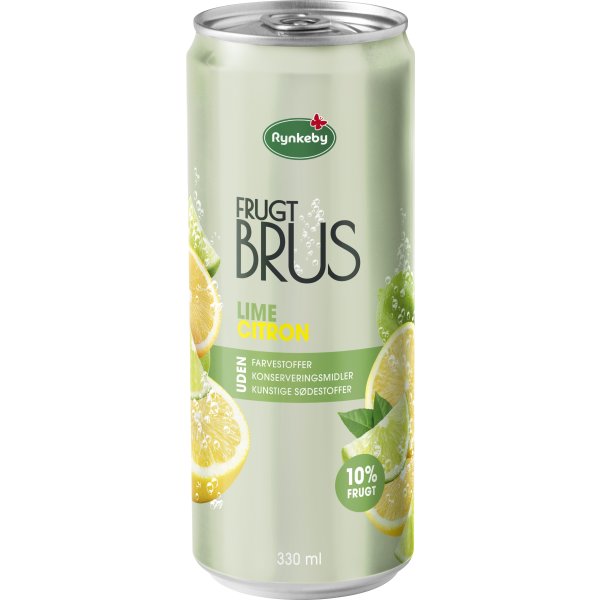 Rynkeby BRUS Citron/Lime, 0,33 l