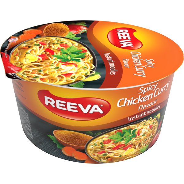 Reeva Instant Nudler Spicy Kylling Karry, 75 g