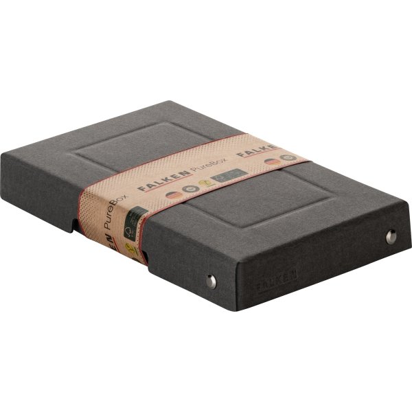 Exacompta Pure Box, 100x150mm, H25 mm, sort
