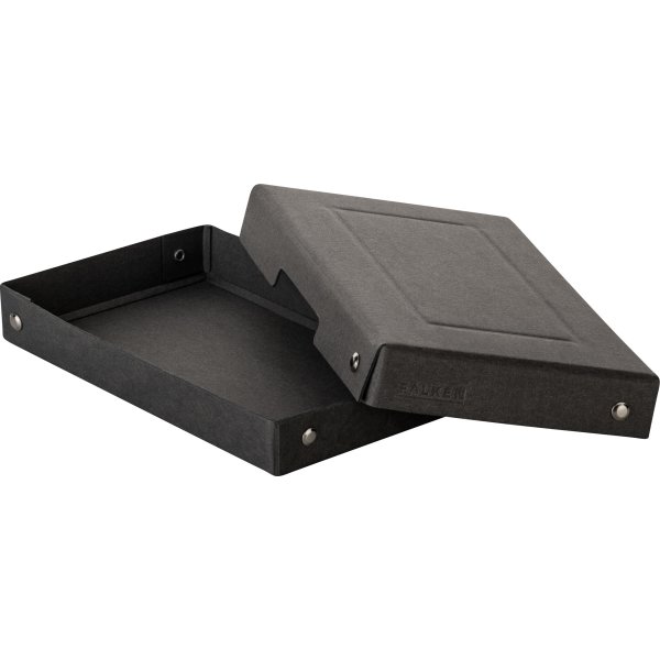 Exacompta Pure Box, 100x150mm, H25 mm, sort