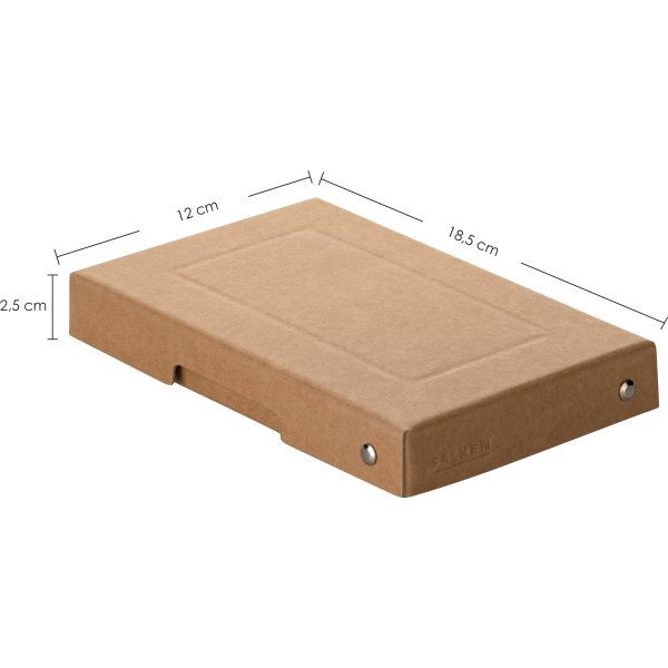 Exacompta Pure Box, 100x150mm, H25 mm, nature
