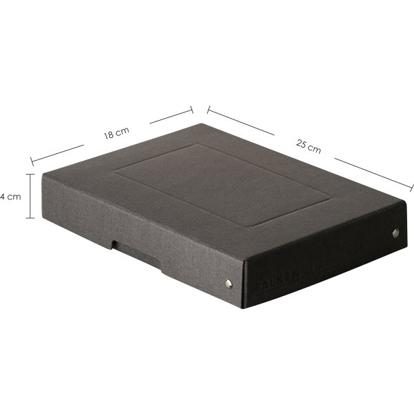 Exacompta Pure Box, A5, H40mm, sort