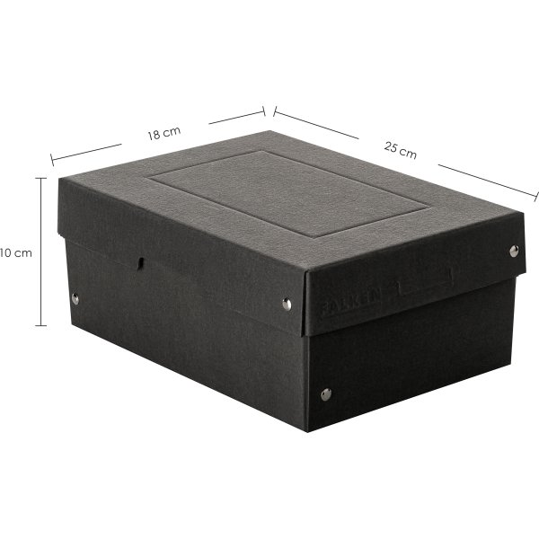 Exacompta Pure Box, A5, H100mm, sort