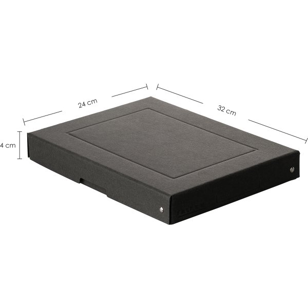 Exacompta Pure Box, A4, H40mm, sort