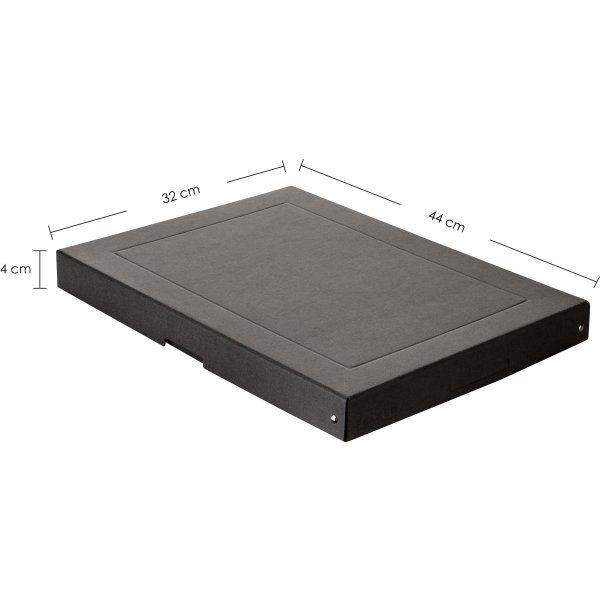 Exacompta Pure Box, A3, H40mm, sort