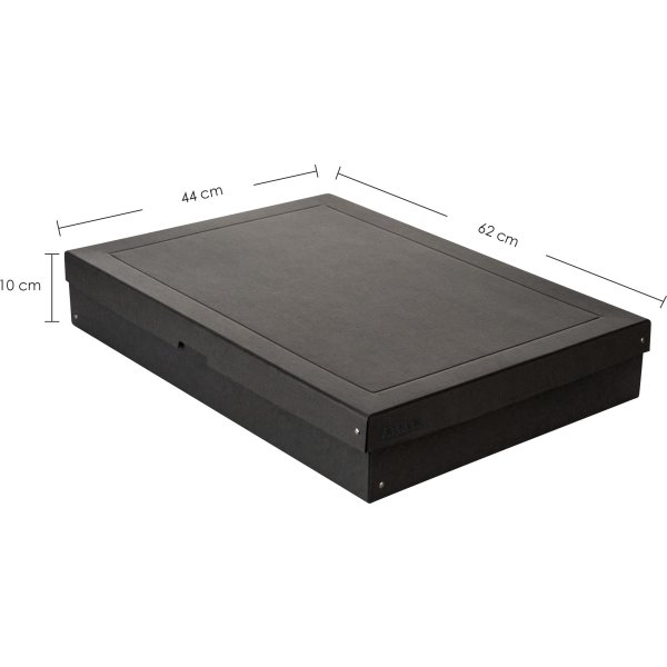 Exacompta Pure Box, A2, H100mm, sort