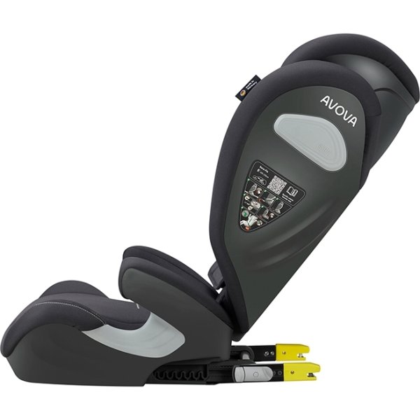 Avova Autostol, Sora-fix r129 100-150cm grå