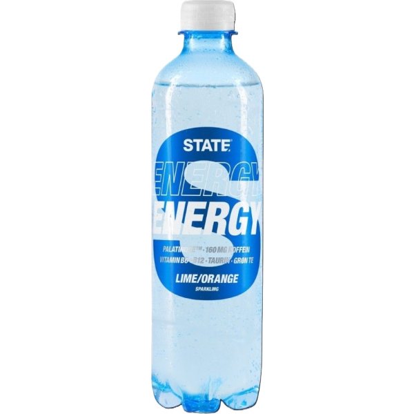 STATE Sparkling energidrik | Lime/Orange | 0,5 l