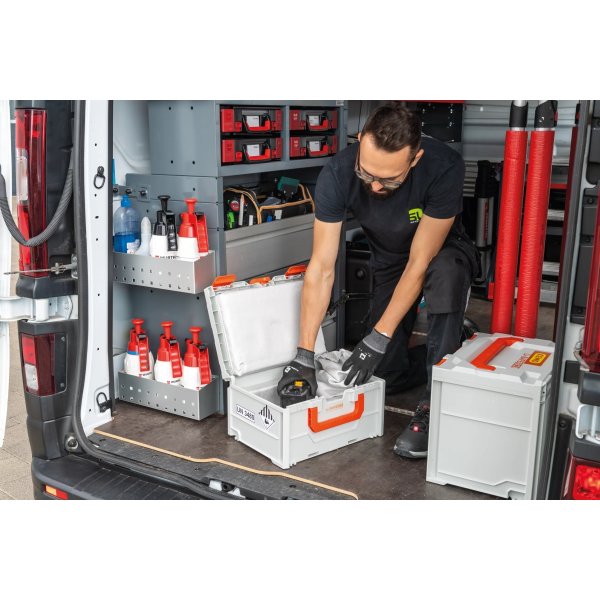 Batteri transportkasse brandsikker, 40x30x21,5 cm.