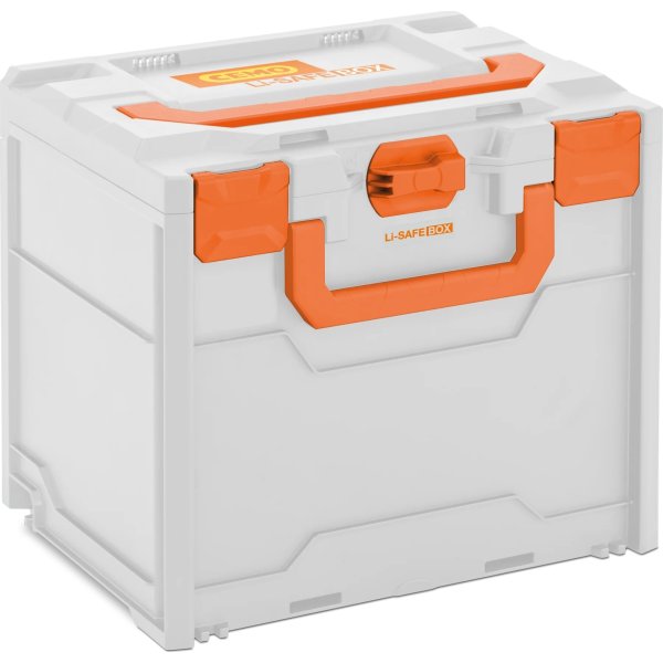 Batteri transportkasse brandsikker, 40x30x34 cm.