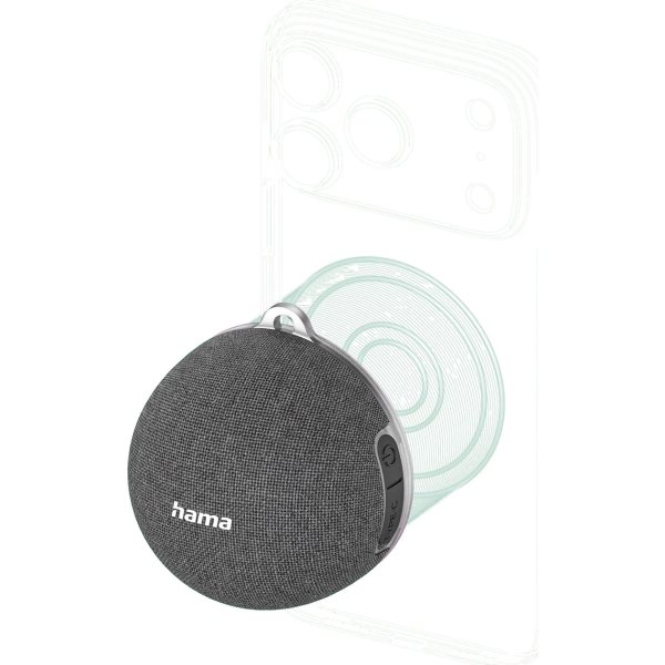 Hama Højttaler MagBuddy Trådløs Magnet Grå