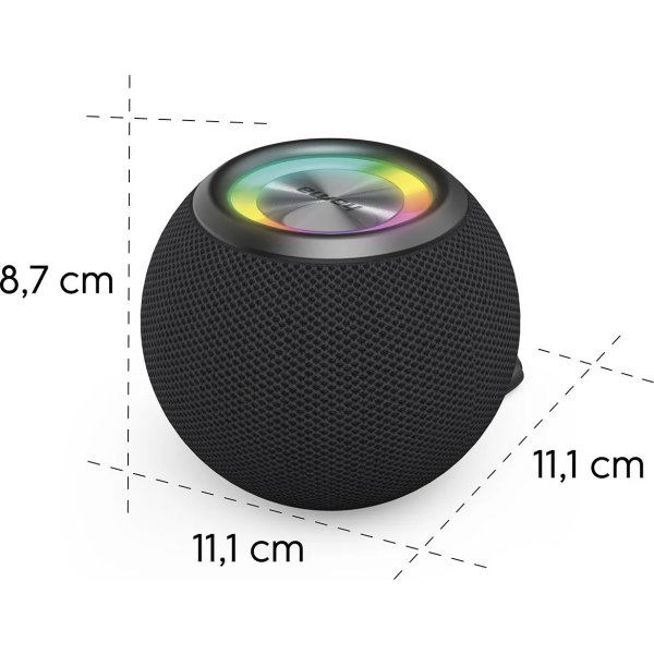 Hama Højttaler BallShape Trådløs LED Sort