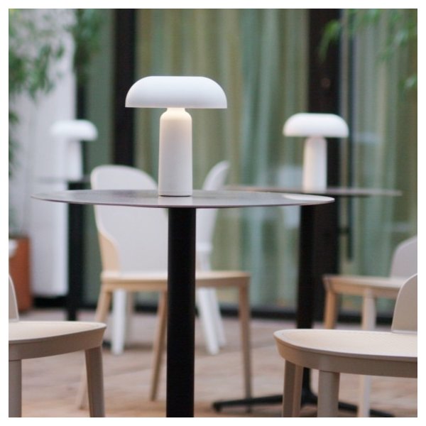Normann Copenhagen Porta Bordlampe, hvid, 2 stk