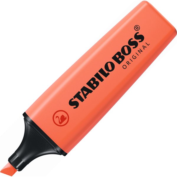 Stabilo Boss Highlighter | Pastel | Koralrød