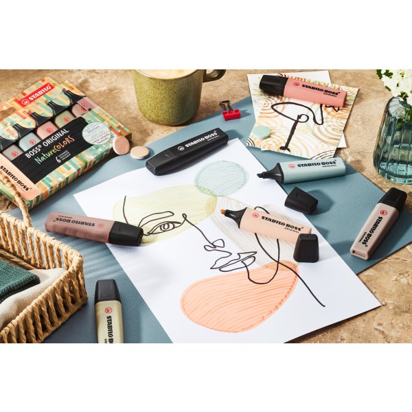 Stabilo Boss Highlighter | Nature | 6 farver