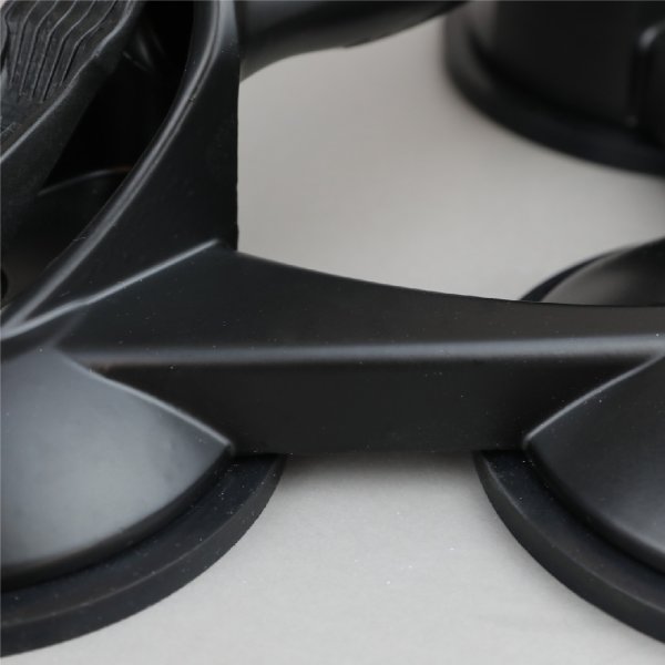 BIHUI glasløfter, alu, 3 x Ø125 mm. sugekopper