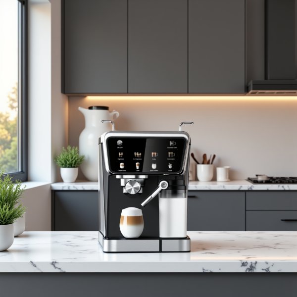 Hâws Semi-Automatisk Espressomaskine 7-i-1, sort