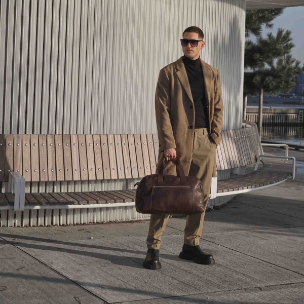 Markberg Wesley Weekend Bag, espresso brown