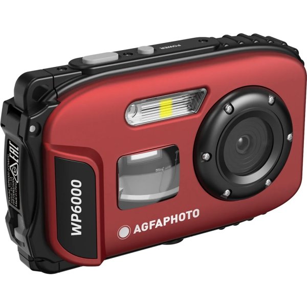 AGFAPHOTO Digitalkamera WP6000 18MP HD Rød