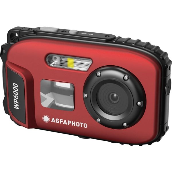 AGFAPHOTO Digitalkamera WP6000 18MP HD Rød