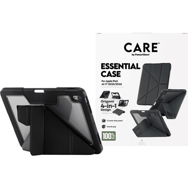 CARE Essential Cover til iPad Air 11'' - Sort