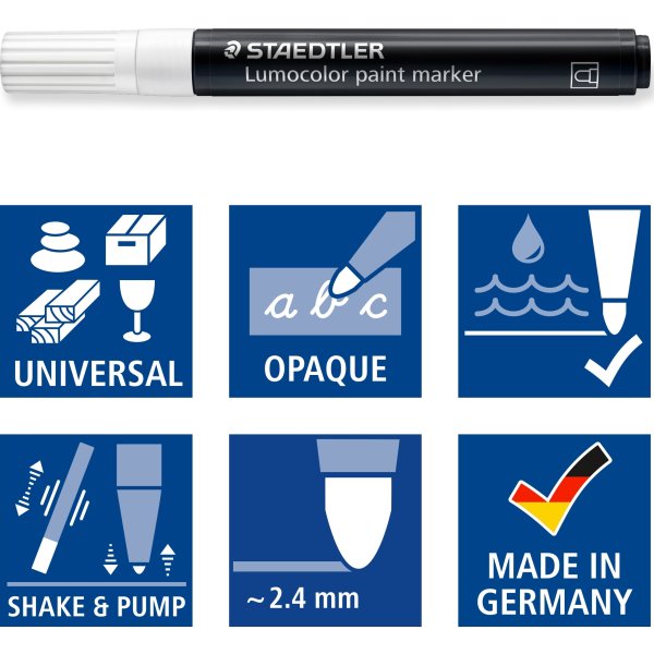 Staedtler 349 Paintmarker, rød