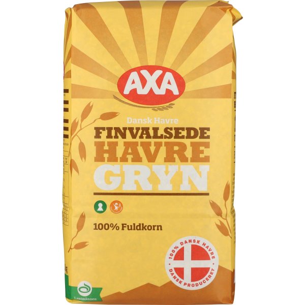 AXA Havregryn Finvalsede, 1 kg