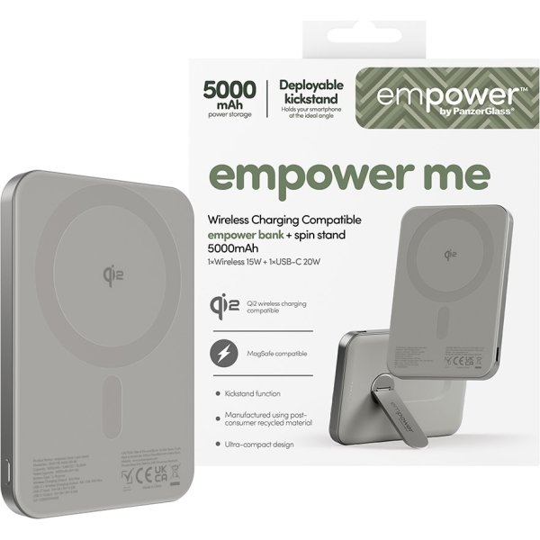 EMPOWER Powerbank - Stander / 5000mAh / Titanium