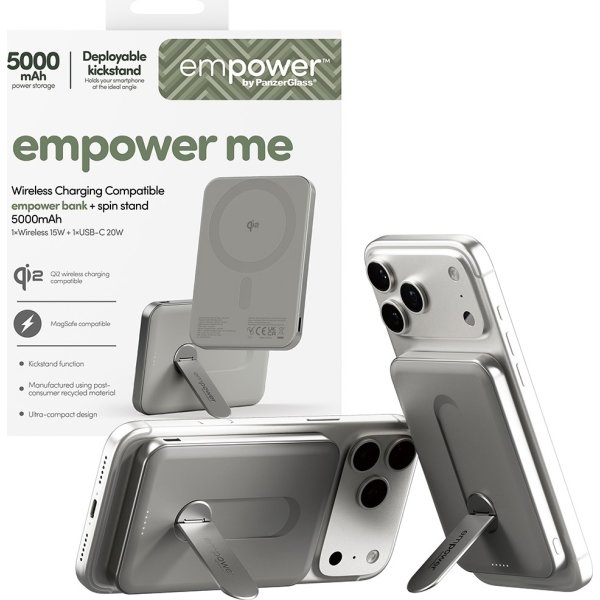 EMPOWER Powerbank - Stander / 5000mAh / Titanium