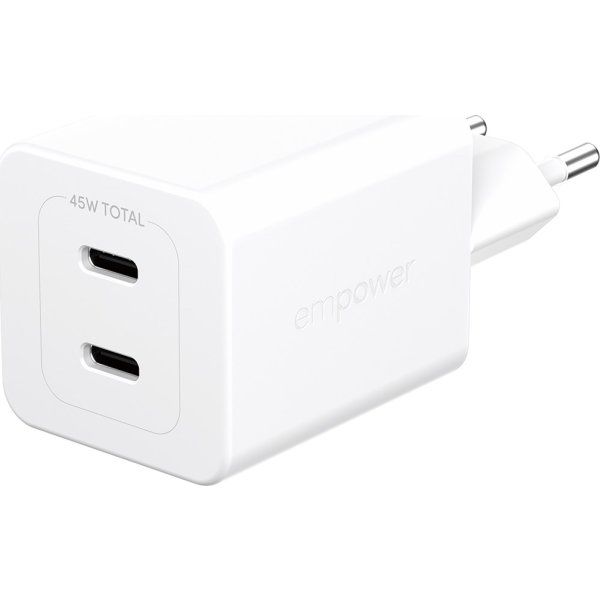 EMPOWER Turbo Adaptor - 45W 2x USB-C EU