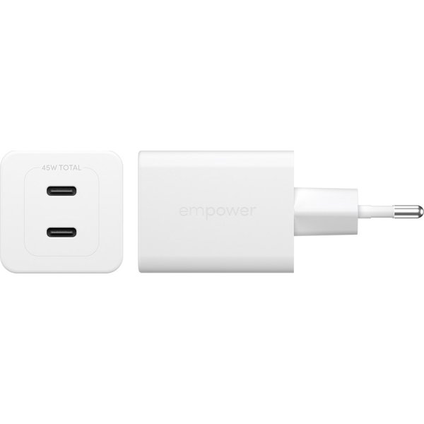 EMPOWER Turbo Adaptor - 45W 2x USB-C EU