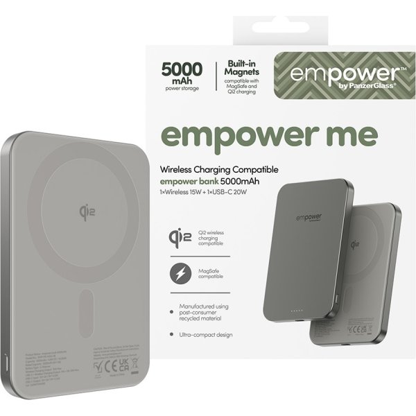 EMPOWER Powerbank / 5000mAh / Titanium