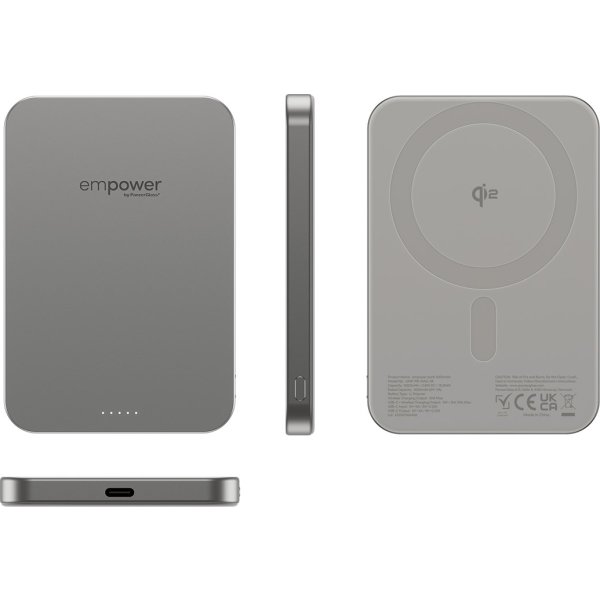 EMPOWER Powerbank / 5000mAh / Titanium