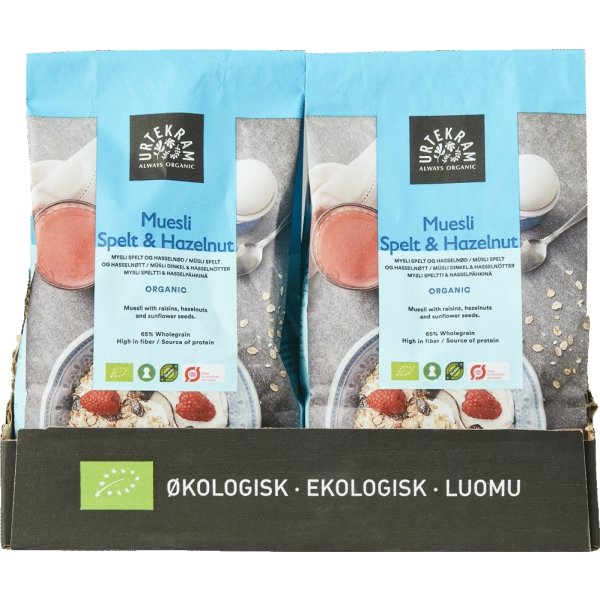 Urtekram Øko Müsli Spelt & Nødder, 500g