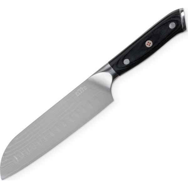 Edge de Élite Damaskus Santoku Kniv 17,5 cm