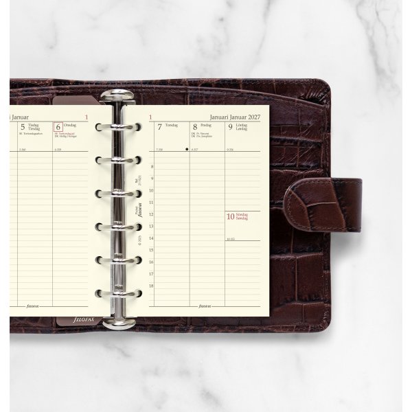 Filofax 2027 Refill | Pocket | Uge | Højformat