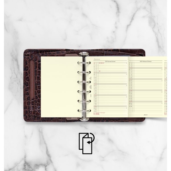 Filofax 2029 Refill | Pocket | Årsplan