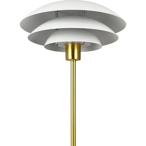 Dyberg Larsen DL20 og DL31 Lampesæt, messing/hvid