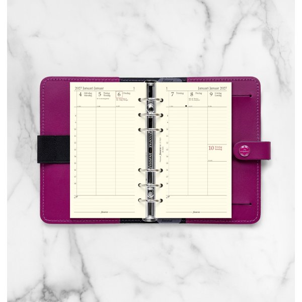 Filofax 2027 Refill | Personal | Uge | Højformat
