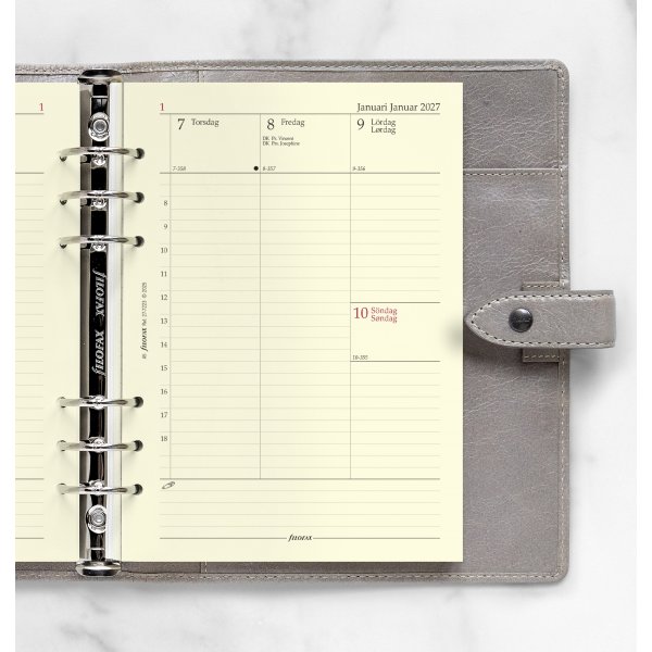 Filofax 2027 Refill | A5 | Uge | Højformat