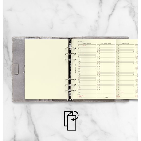 Filofax 2029 Refill | A5 | Årsplan