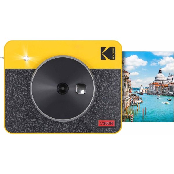 Kodak Mini Shot 3 Retro Instant kamera, gul