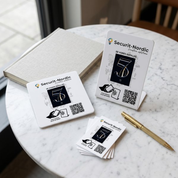 Skiltepakke m/chip, 3 stk, eget logo og design