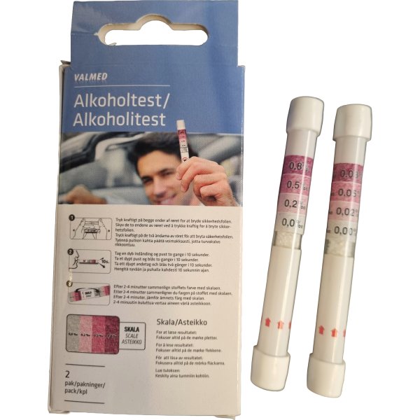 Valmed Alkoholtest | 2 stk.