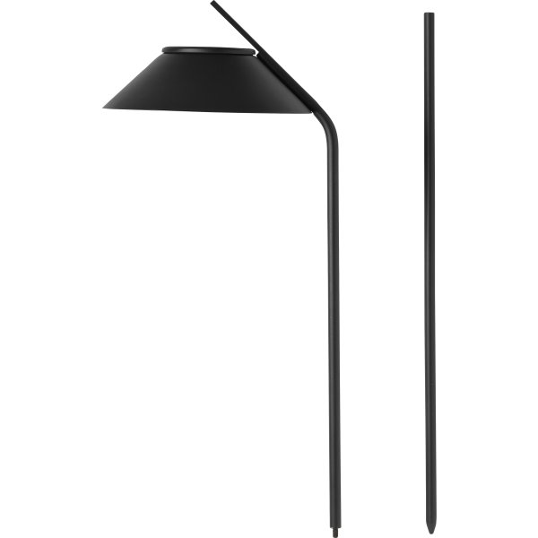 Stelton Vinkel LED Solcellelampe m/Spyd, sort, 2st