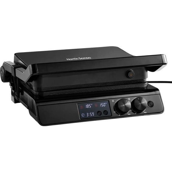 Nordic Sense Paninigrill, 2000 watt, sort