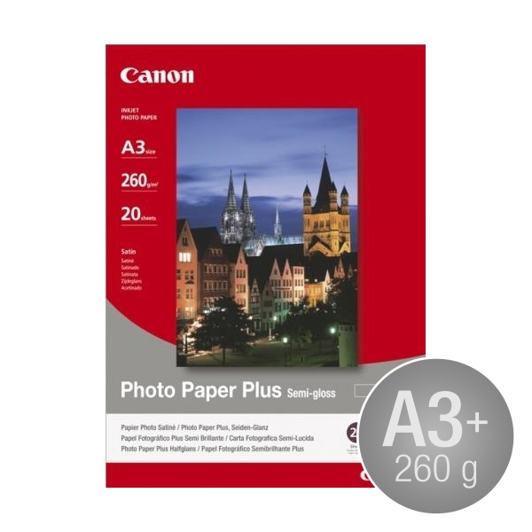 Canon PP-201 blank inkjetfoto, A3+/260g/20ark