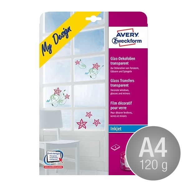 Avery MD3002 Glass transfers, A4