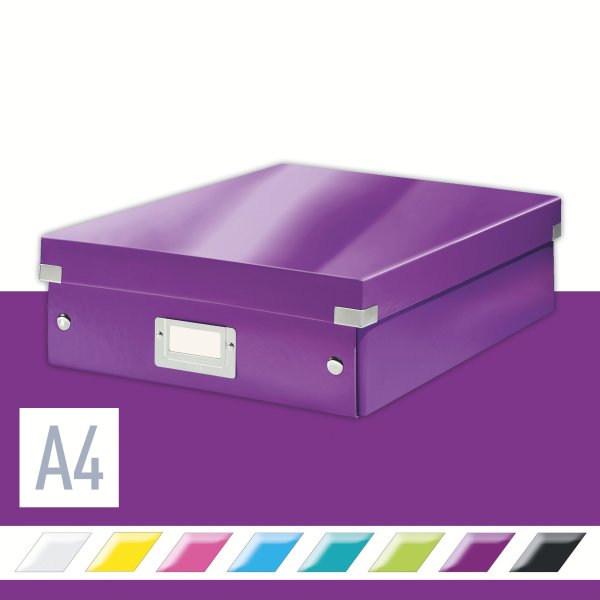 Leitz Click & Store Organizer boks medium, lilla